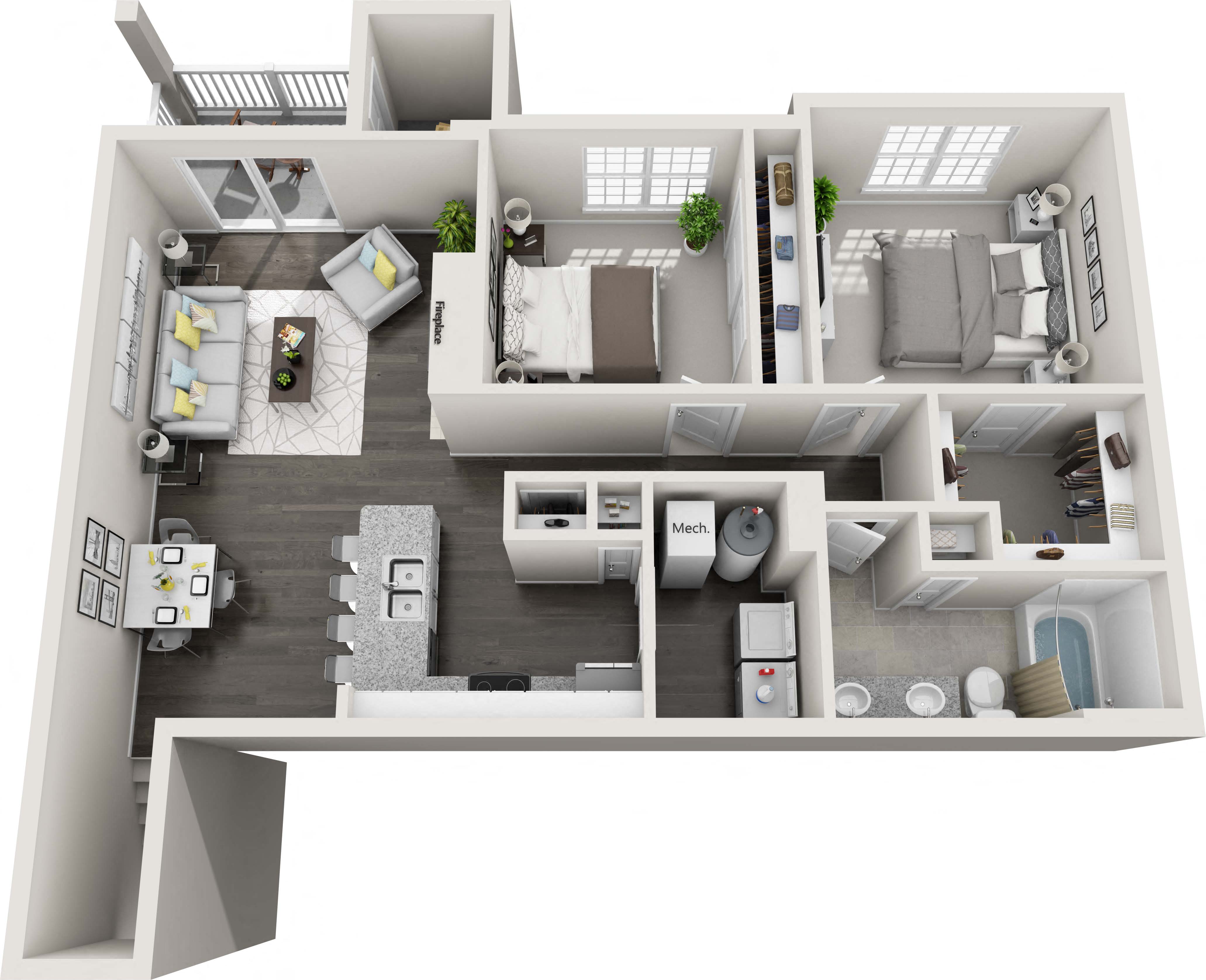 Glenmuir of Naperville | Naperville, IL Apartments Findhorn - Upper